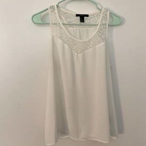 Beautiful white lace top